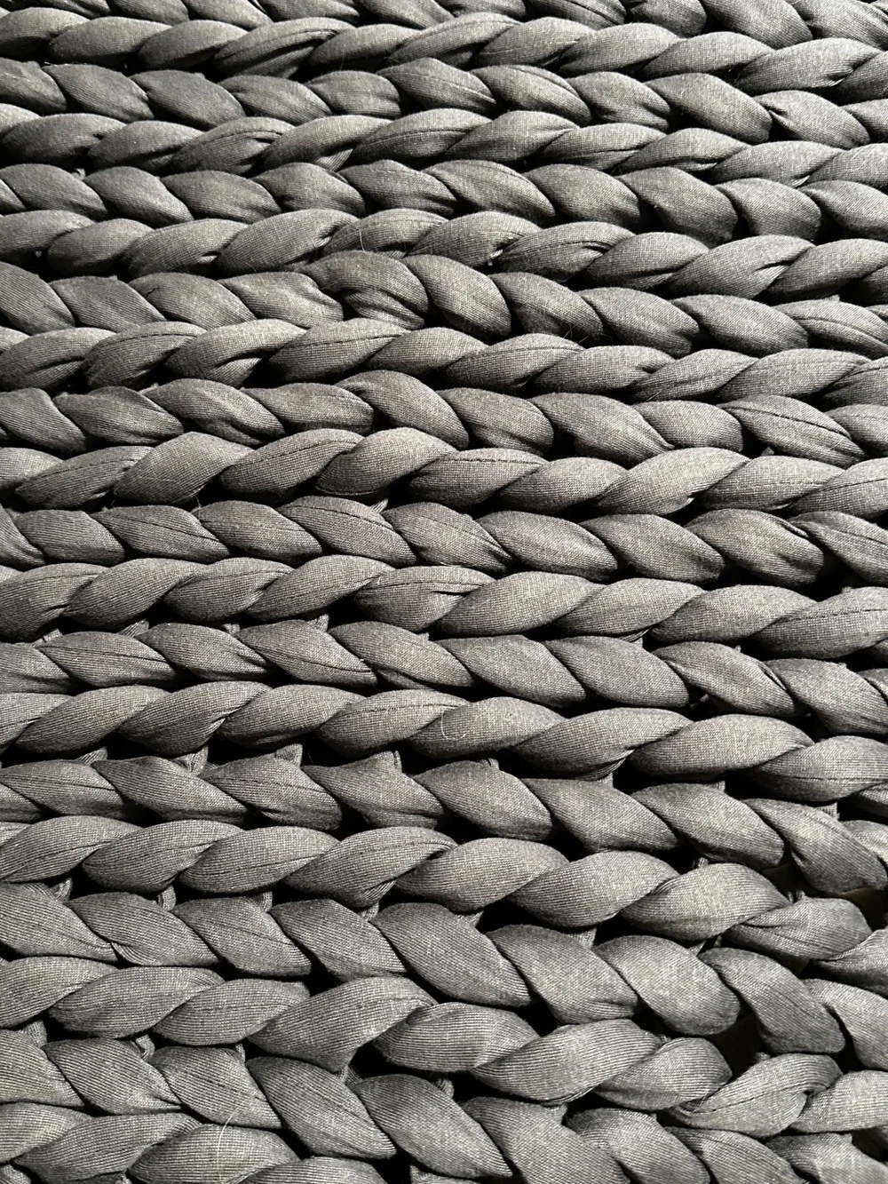 NWT Bearaby Cotton Weighted Blanket in Asteroid Grey 25lb